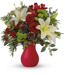 Yuletide Greetings Bouquet from Arjuna Florist in Brockport, NY